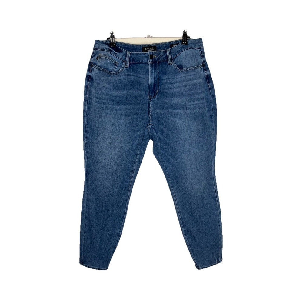 Judy Blue Jeans Womens 18W Blue High Rise Medium Wash Denim  Stretch